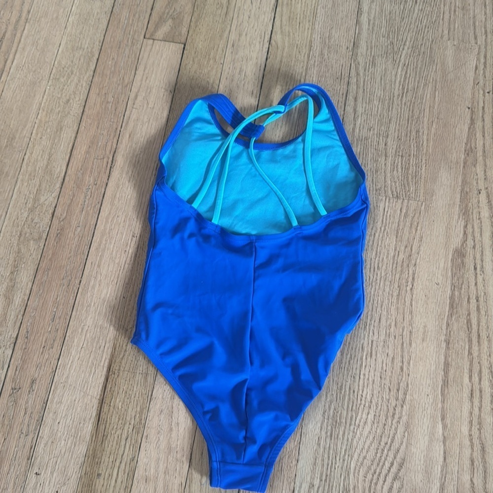 Adidas Swimsuit Size 7/8 - Picture 2 of 2